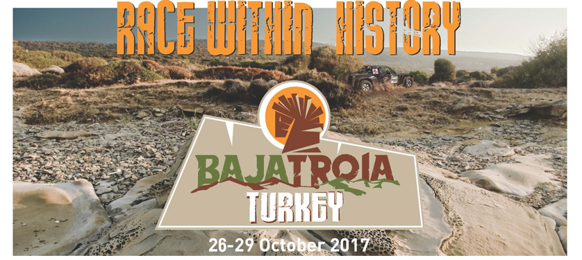 1° BAJA TROIA TURKEY Dal 26 al 29 ottobre 2017 si svolgerà la prima edizione della Baja in Turchia tra luoghi suggestivi e più di 500 km di Speciali