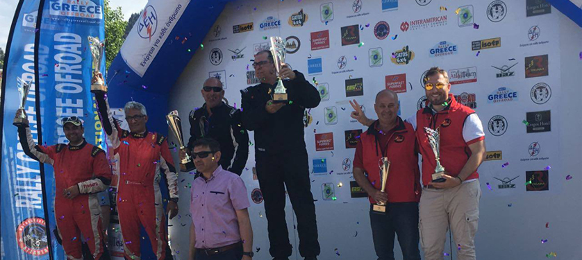 Rteam conquista tutto il podio T2 al Rally Greece Off Road